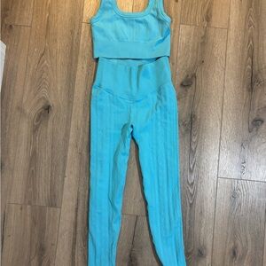 Women's Blue Activewear Set